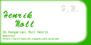 henrik moll business card